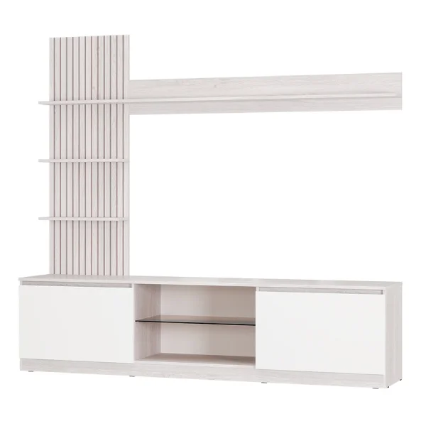 Гостиная Убер ГС-05 ясень белый/белый