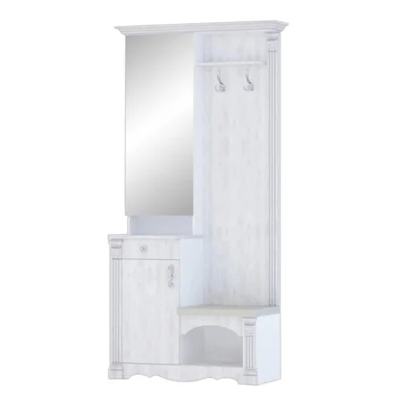 Прихожая Саша-15 белый/анкор светлый