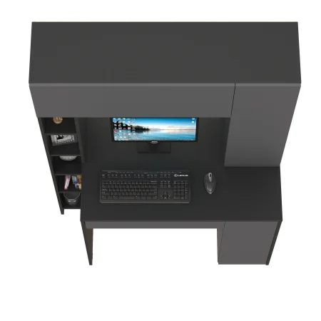 Стол компьютерный Комфорт 12.71 антрацит/тёмно-серый