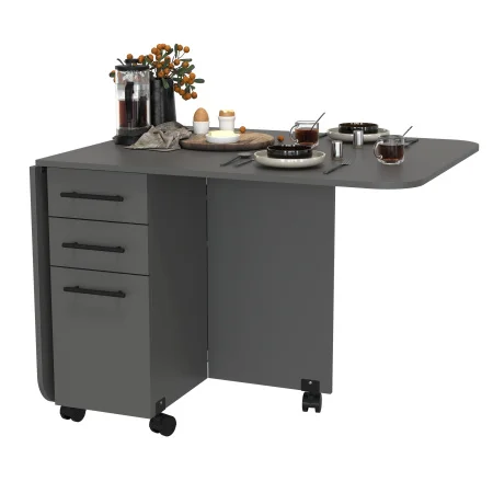 Стол-книжка с ящиками 1-6702 графит