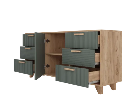 Комод Ньерд 1500 дуб вотан/можжевельник