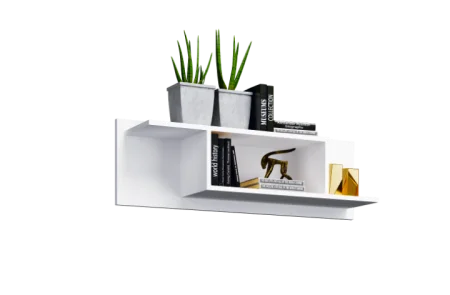 Полка навесная Нэнси NEW белый