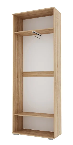 Шкаф Италия ШК-800 дуб сонома/белый глянец