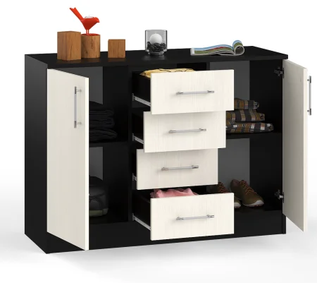 Комод СВК №2 венге/дуб лоредо