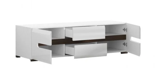 Тумба Ацтека RTV2D2S/4/15 белый глянец