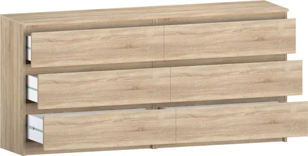 Комод Б 2.83 дуб сонома (серия без ручек)