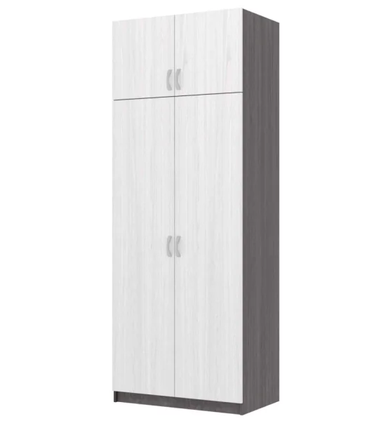 Шкаф Флагман-4 ясень анкор темный/ясень анкор светлый