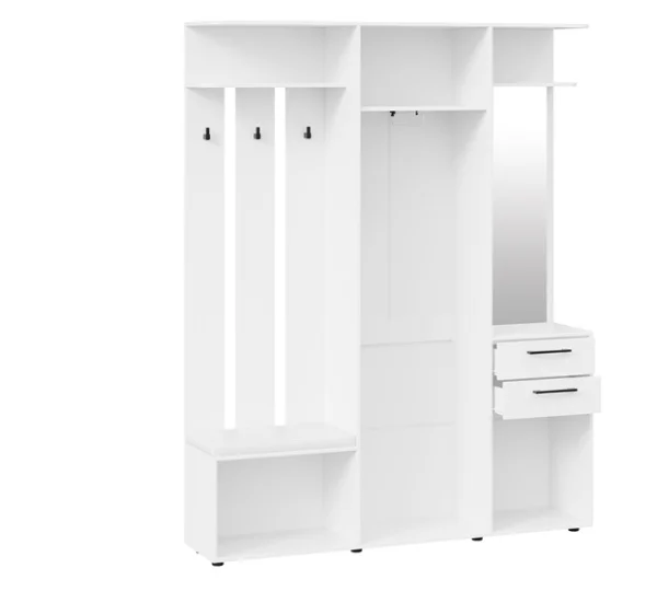 Набор мебели для прихожей Витра тип 2 белый ясень