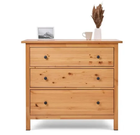 Комод 3 ящика Кымор светло-коричневый