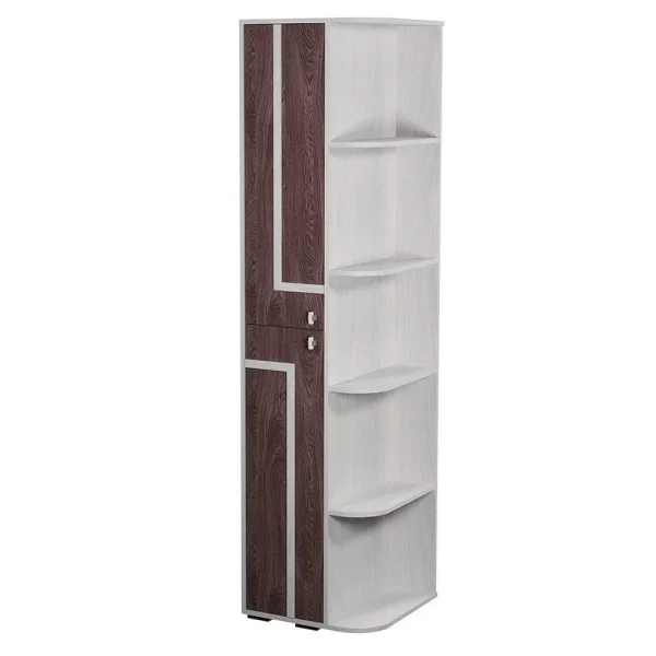 Шкаф крайний Омега-16 ясень анкор темный/ясень анкор светлый