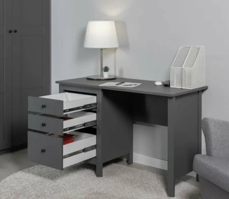 Стол письменный Сага серый