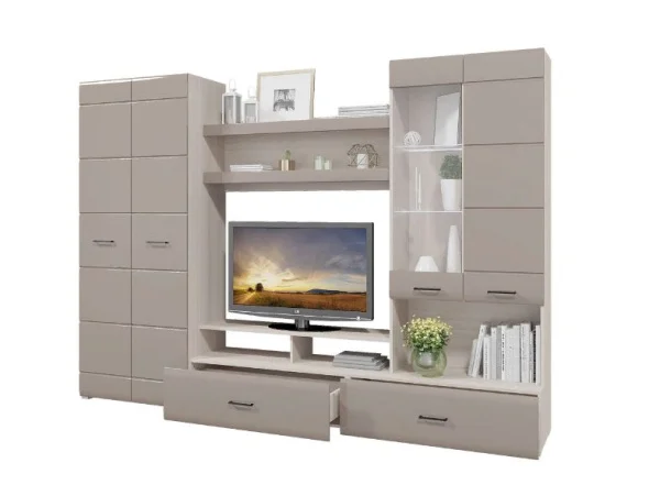 Гостиная Ненси-1 ясень шимо светлый/капучино