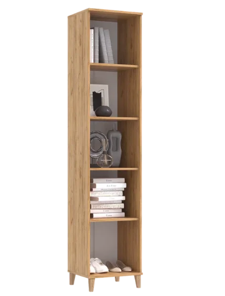 Пенал Ирис закрытый браш вайт/дуб крафт