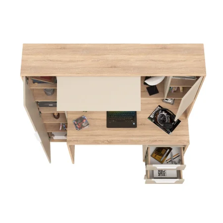 Стол компьютерный Комфорт 12.95 дуб сонома/сатин