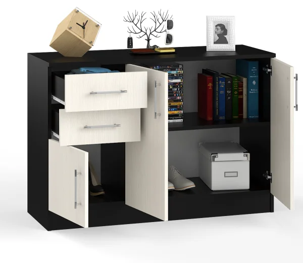 Комод СВК №3 венге/дуб лоредо