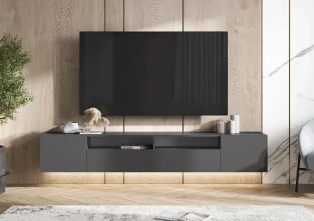 Тумба под ТВ Сити графит