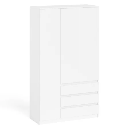 Шкаф с тремя ящиками и тремя дверками МШ 1200.1 белый