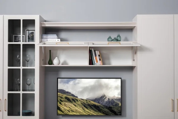 Шкаф навесной Ричфорд 16.328 моно керамика/кашемир