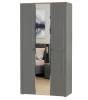 Шкаф для одежды Остин 13.336.03 серый графит/дуб крафт золотой