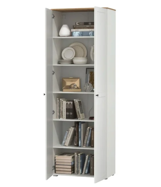 Шкаф Остин 16.307 белый шагрень/дуб крафт золотой