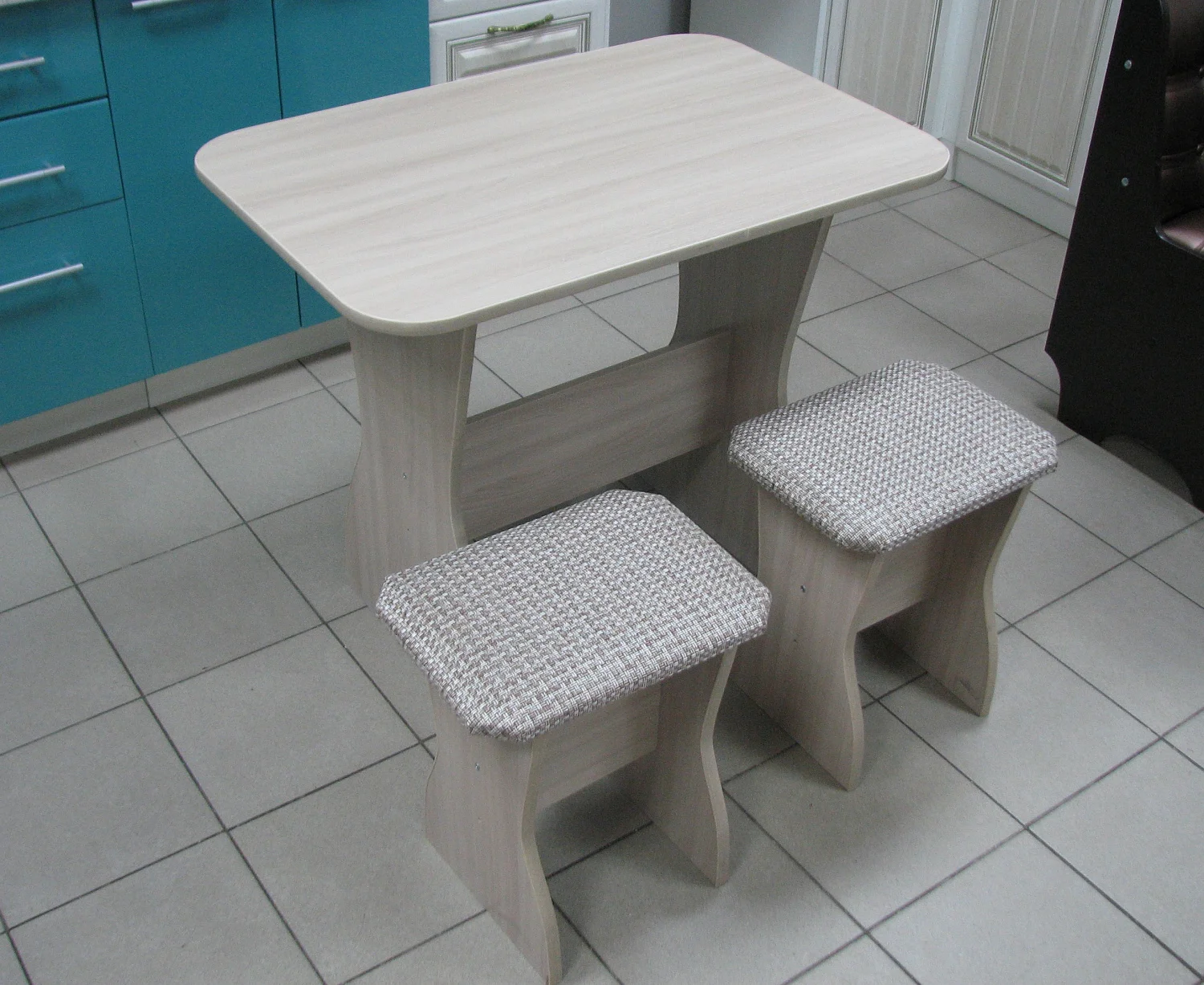 Комплект Аленка 1 ясень шимо светлый/рогожка темная