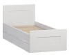 Кровать одинарная Сириус с ящиками 90х200 белый