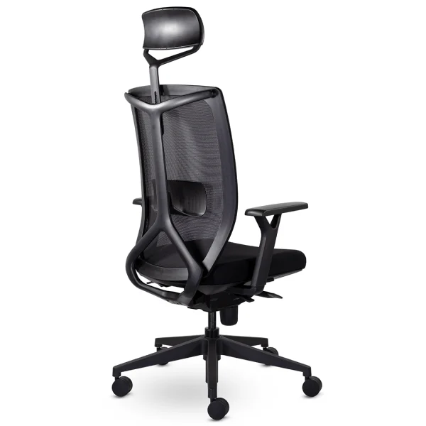 Кресло Профи М-900 с подголовником черный