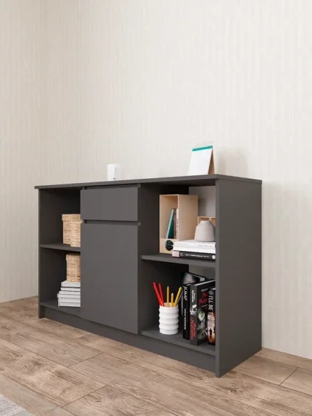 Тумба под телевизор Мори МТВ 1204.1 графит Тумба под телевизор Мори МТВ 1204.1 графит