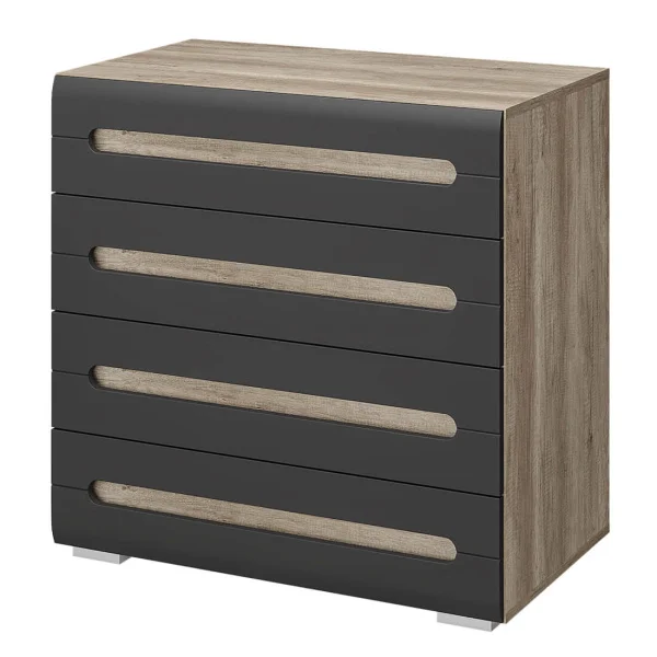 Комод Наоми КМ-09 дуб каньон/графит