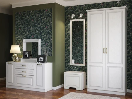 Комод Ливерпуль ясень ваниль/белый