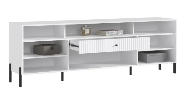 Тумба ТВ Оливия белый/шарли белый