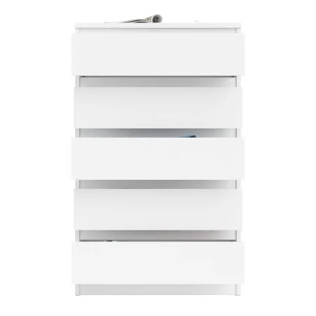 Узкий комод пять ящиков МК 700.5 белый