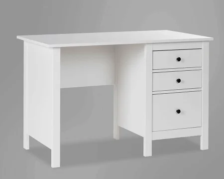 Стол письменный Сага белый