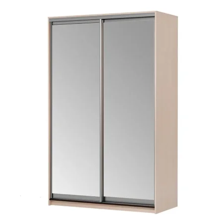 Шкаф-купе Мираж 10 с зеркалами дуб млечный