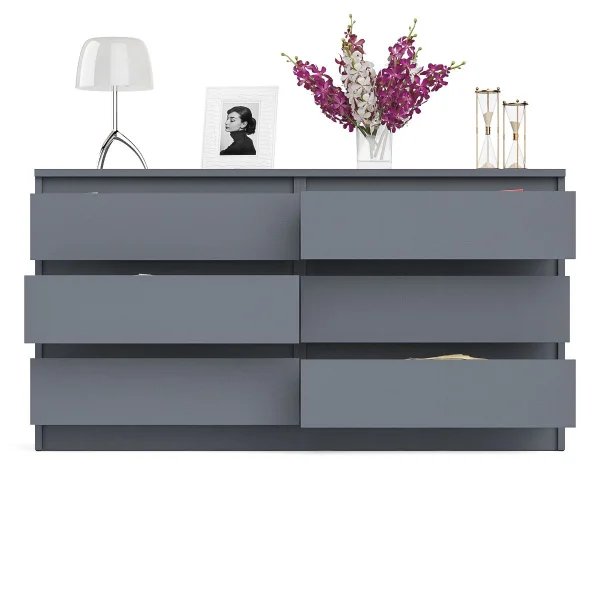 Комод на шесть ящиков МК 1380.6 графит