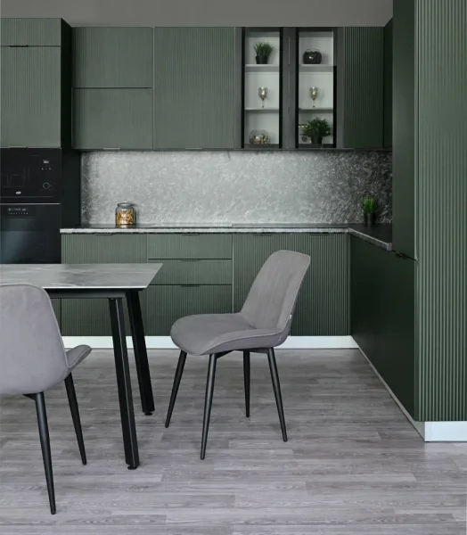 Стол керамический Граф 1000х800 серый