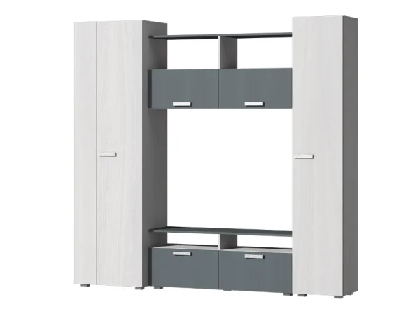 Гостиная Эмми анкор светлый/графит