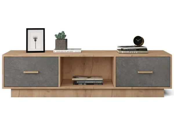 Тумба Эго Т-3 (ПД) дуб крафт золотой/камень темный Тумба Эго Т-3 (ПД) дуб крафт золотой/камень темный