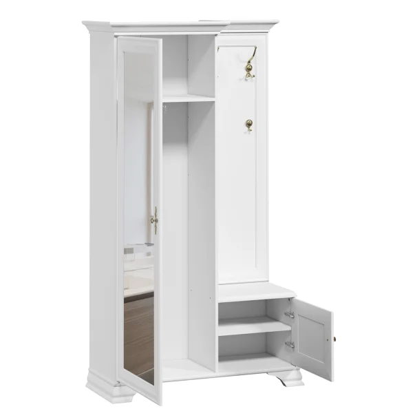 Прихожая Кентаки PPK/110L белый (левая)