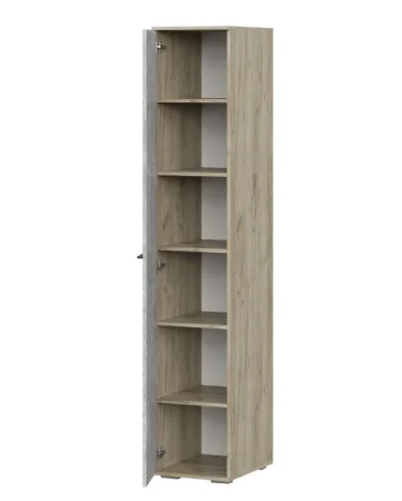 Шкаф Бостон ШК-400 дуб крафт серый/бетонный камень