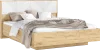 Кровать парящая Ирис 1,6 браш вайт/дуб крафт