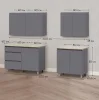 Кухонный гарнитур Денвер 2,0 м графит