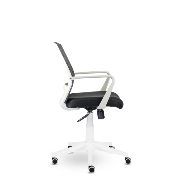 Кресло СН-503 Дэли белый пластик/черный