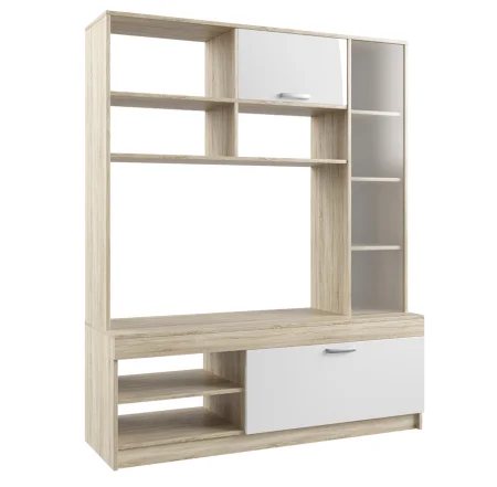 Гостиная Софи №1 СЦС 1400.1 дуб сонома/белый глянец