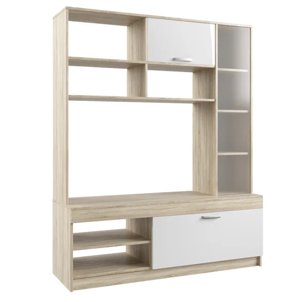 Гостиная Софи №1 СЦС 1400.1 дуб сонома/белый глянец