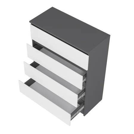 Комод Шарм КМ-02 графит/белый