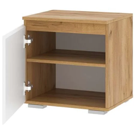 Тумба Гретта 500 дуб крафт золотой/белый