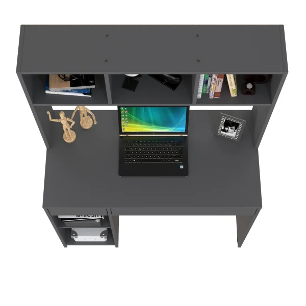 Стол компьютерный Комфорт 12.77 темно-серый