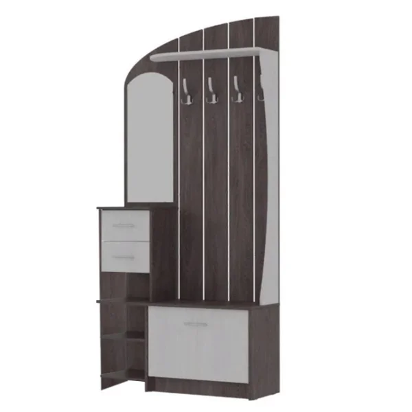 Прихожая Саша-14 ясень анкор темный/ясень анкор светлый