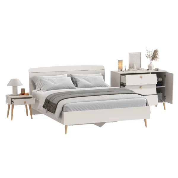 Модульная спальня Афина кашемир серый